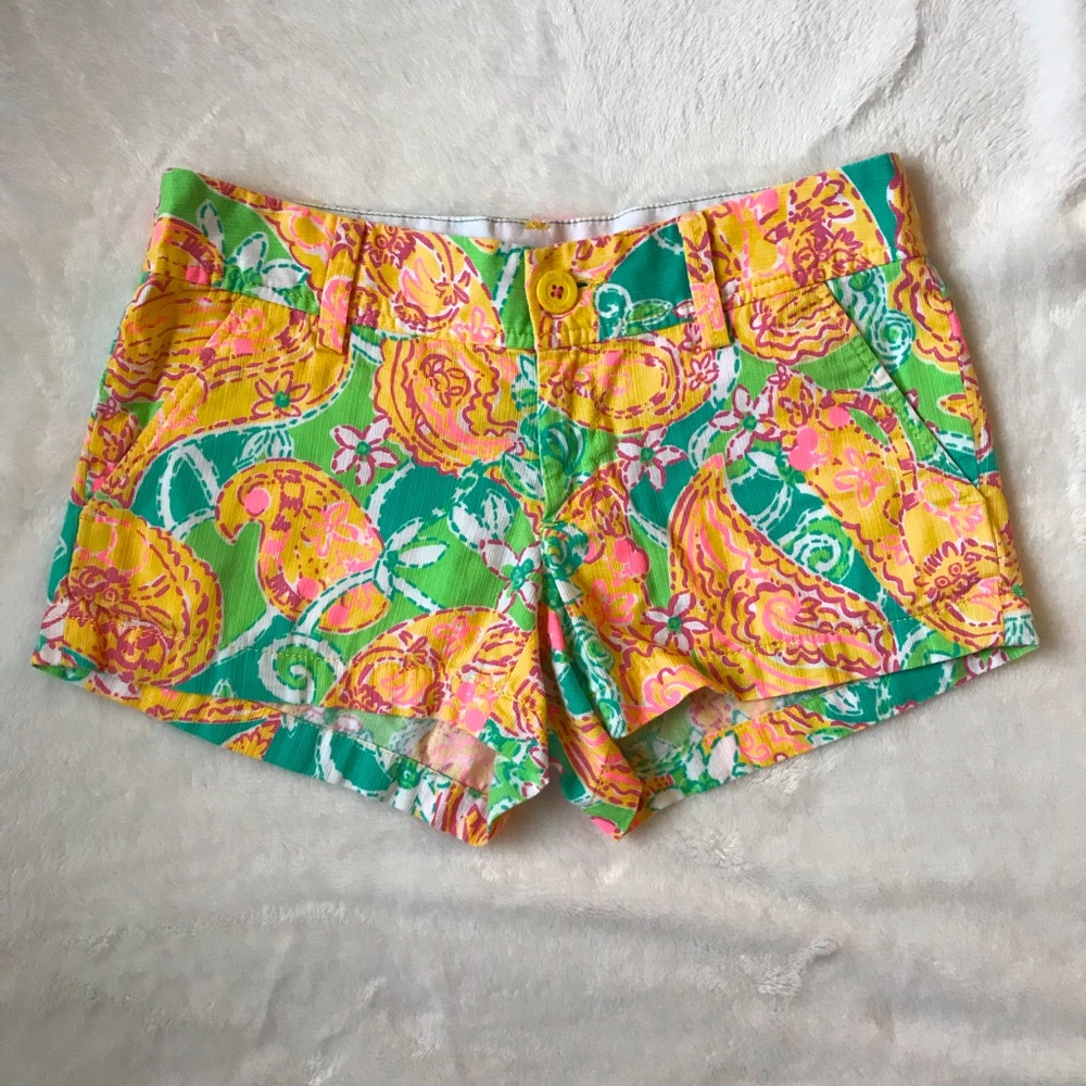 Lilly Pulitzer printed shorts size 0
